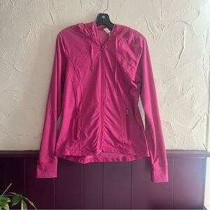 Chic Fuchsia Women's Zip-Up Hoodie
